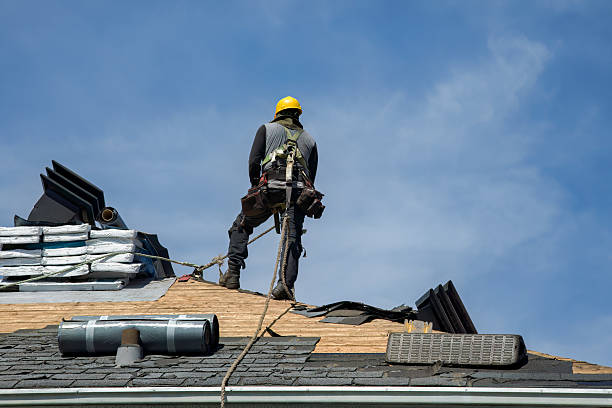 Professional Roofing technician working in Verona, WI